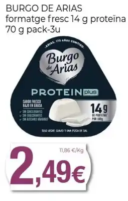 Keisy BURGO DE ARIAS formatge fresc 14 g proteïna oferta