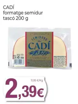 Keisy CADÍ formatge semidur tascó oferta