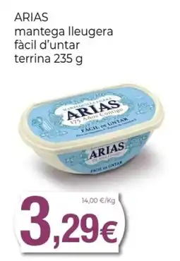 Keisy ARIAS mantega lleugera fàcil d'untar terrina oferta