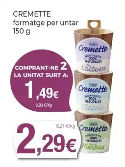 Keisy CREMETTE formatge per untar oferta