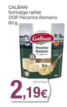 Keisy GALBANI formatge ratllat DOP Pecorino Romano oferta
