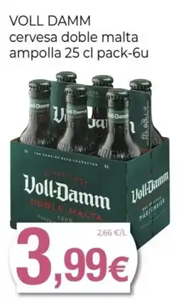 Keisy VOLL DAMM cervesa doble malta ampolla oferta