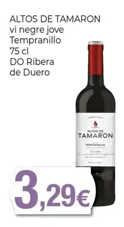 Keisy ALTOS DE TAMARON vi negre jove Tempranillo DO Ribera de Duero oferta