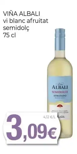 Keisy VIÑA ALBALI vi blanc afruitat semidolç oferta
