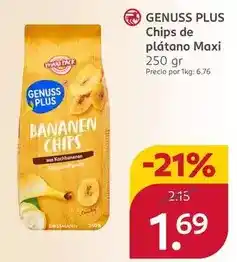 Rossmann Plus - chips de platano maxi oferta