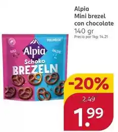 Rossmann Alpia - mini brezel con chocolate oferta