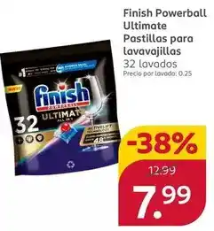 Rossmann Finish - powerball ultimate pastillas para lavavajillas oferta