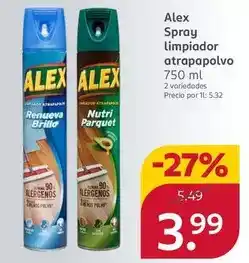 Rossmann Alex - spray limpiador atrapapolvo oferta
