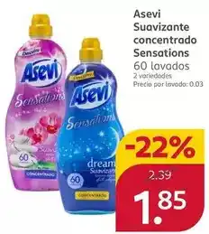 Rossmann Asevi - suavizante concentrado sensations oferta