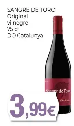 Keisy SANGRE DE TORO Original vi negre DO Catalunya oferta