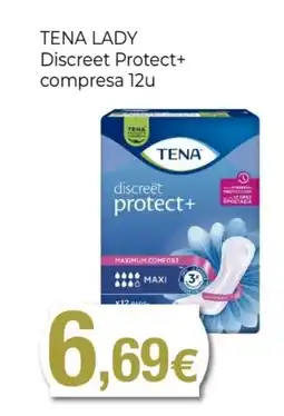 Keisy TENA LADY Discreet Protect+ compresa 12u oferta