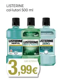 Keisy LISTERINE col·lutori oferta