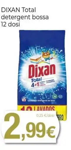 Keisy DIXAN Total detergent bossa 12 dosi oferta