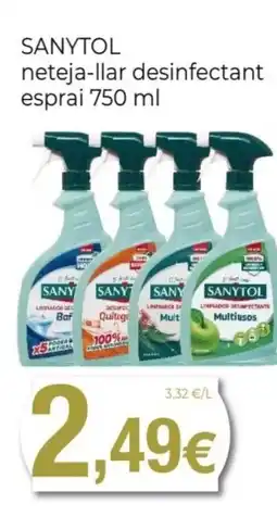 Keisy SANYTOL neteja-llar desinfectant esprai oferta