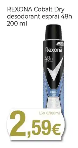 Keisy REXONA Cobalt Dry desodorant esprai 48h oferta