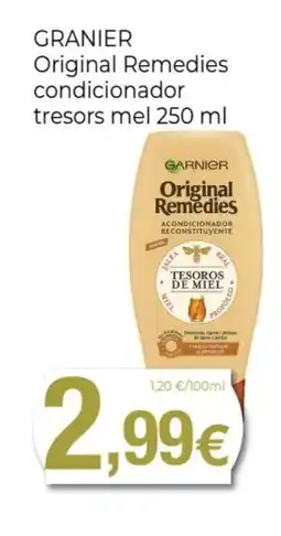 Keisy GRANIER Original Remedies condicionador tresors mel oferta