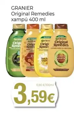Keisy GRANIER Original Remedies xampú oferta