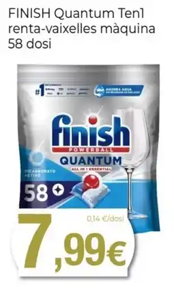 Keisy FINISH Quantum Tenl renta-vaixelles màquina 58 dosi oferta