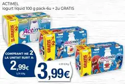 Keisy ACTIMEL iogurt líquid oferta