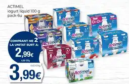 Keisy ACTIMEL iogurt líquid oferta