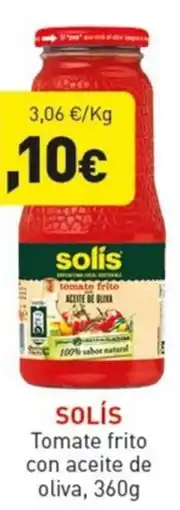 Hiperber SOLÍS Tomate frito con aceite de oliva oferta