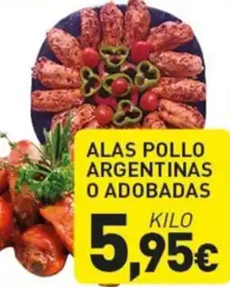 Hiperber Alas pollo argentinas o adobadas oferta