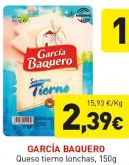 Hiperber GARCÍA BAQUERO Queso tierno lonchas oferta