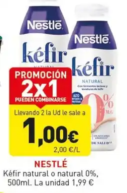 Hiperber NESTLÉ Kéfir natural o natural 0% oferta