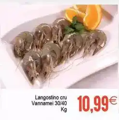 Supermercados Aquí Langostino cru vannamei 30/40 oferta