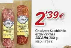 Alsara Supermercados España - chorizo o salchichon extra lonchas oferta