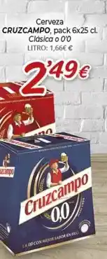 Alsara Supermercados Cruzcampo - cerveza clasica o 0'0 oferta