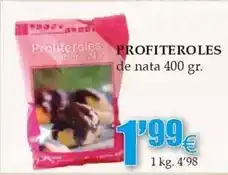 Congelados Copos Cata - profiteroles oferta