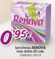 Alsara Supermercados Renova - servilletas rosa oferta