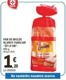 E.Leclerc ÉPI D'OR Pan de molde blanco familiar oferta
