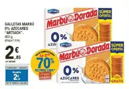 E.Leclerc ARTIACH Galletas marbú 0% azúcares oferta