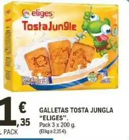 E.Leclerc IFA ELIGES Galletas tosta jungla oferta