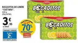 E.Leclerc CUÉTARA Bocaditos de limón oferta