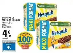 E.Leclerc NESTLÉ Barritas de cereales nesquik oferta