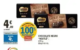 E.Leclerc NESTLÉ Chocolate negro oferta