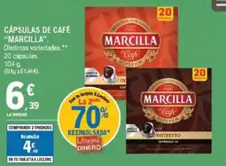 E.Leclerc MARCILLA Cápsulas de café oferta