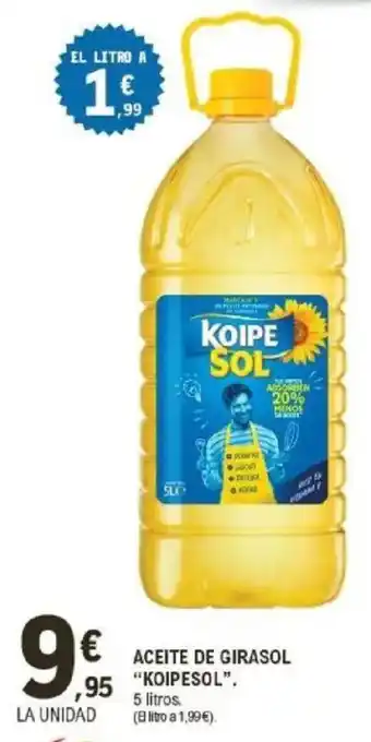 E.Leclerc KOIPESOL Aceite de girasol oferta