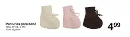 Zeeman Pantuflas para bebé oferta