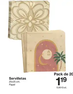 Zeeman Servilletas oferta