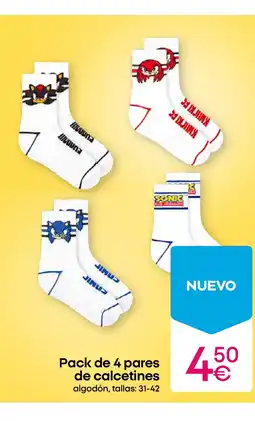 Pepco Pack de 4 pares de calcetines oferta