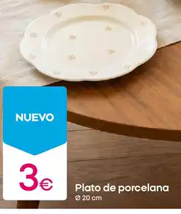 Pepco Plato de porcelana oferta