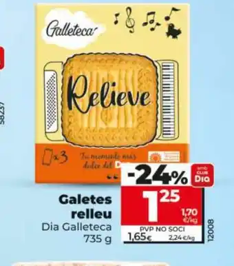 Dia DIA GALLETECA Galetes relleu oferta