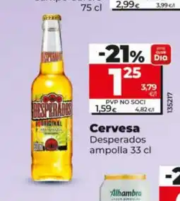 Dia DESPERADOS Cervesa oferta