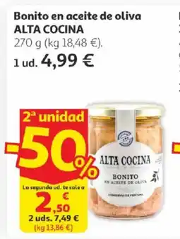Alcampo ALTA COCINA Bonito en aceite de oliva oferta