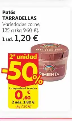 Alcampo TARRADELLAS Patés oferta