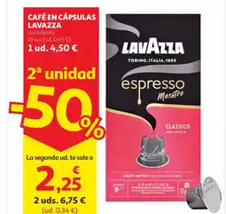 Alcampo LAVAZZA Café en cápsulas oferta